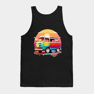 Fiat Multipla Very Little Muscle Car Tank Top